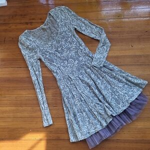 Free People Cream Lace Dress